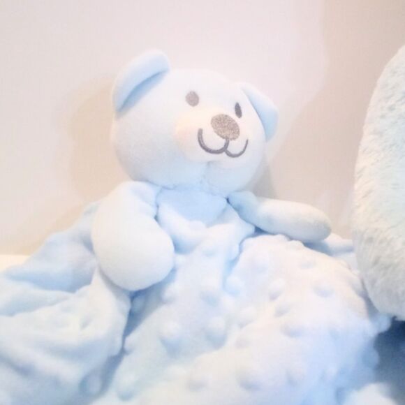 Baby Gund My First Teddy Bear with New Beginnings Baby Blue Teddy Bear Lovey - Picture 3 of 8